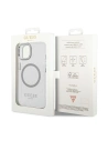 Hurtownia GSM - Etui Guess GUHMP14SHTRMS Apple iPhone 14 argintiu/silver hard case Metal Outline Magsafe - GUE2151 - {ean13} - Hurt