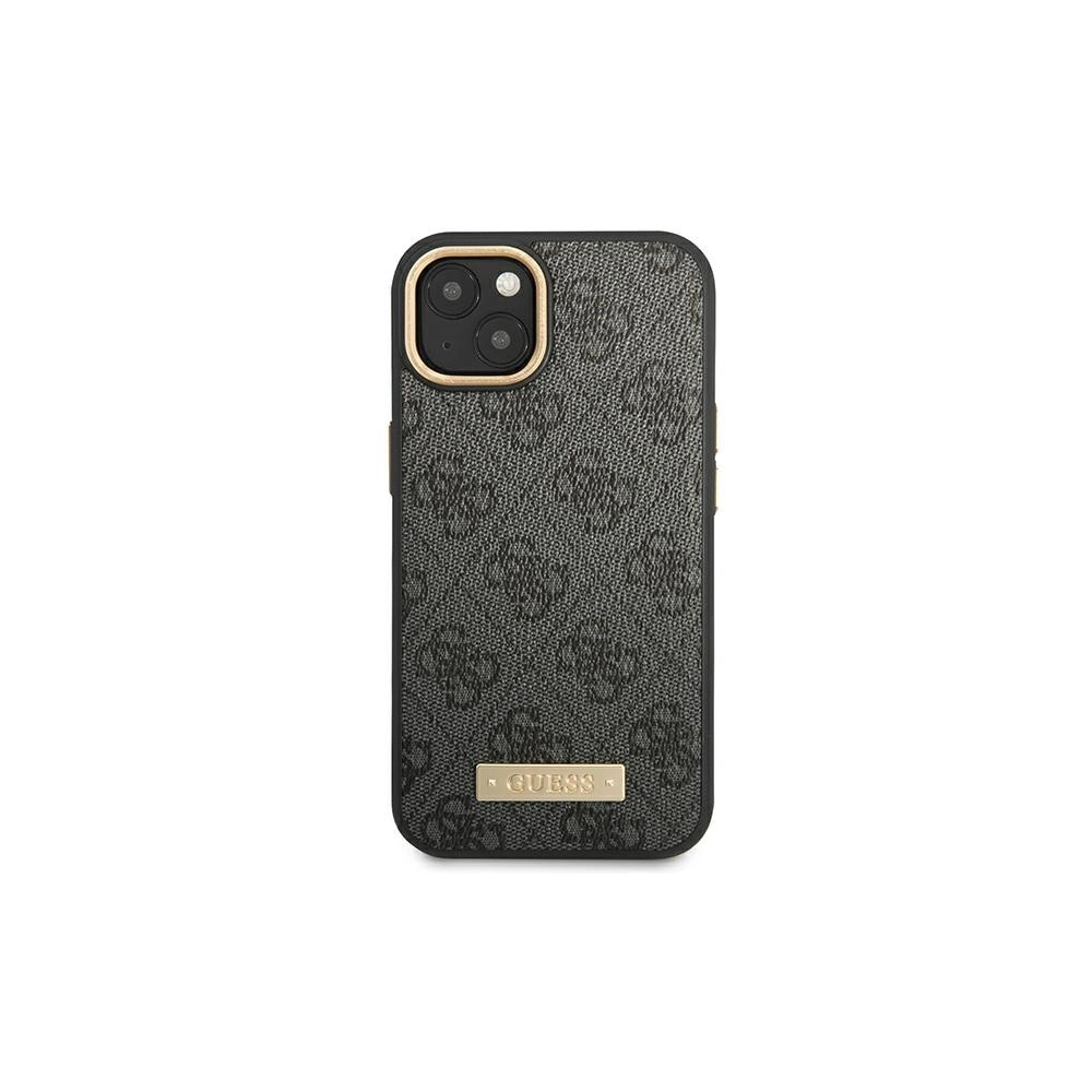 Hurtownia GSM - Case Guess GUHMP14SU4GPRK Apple iPhone 14 schwarz/black hard case 4G Logo Plate MagSafe - GUE2152 - {ean13} - Hurt