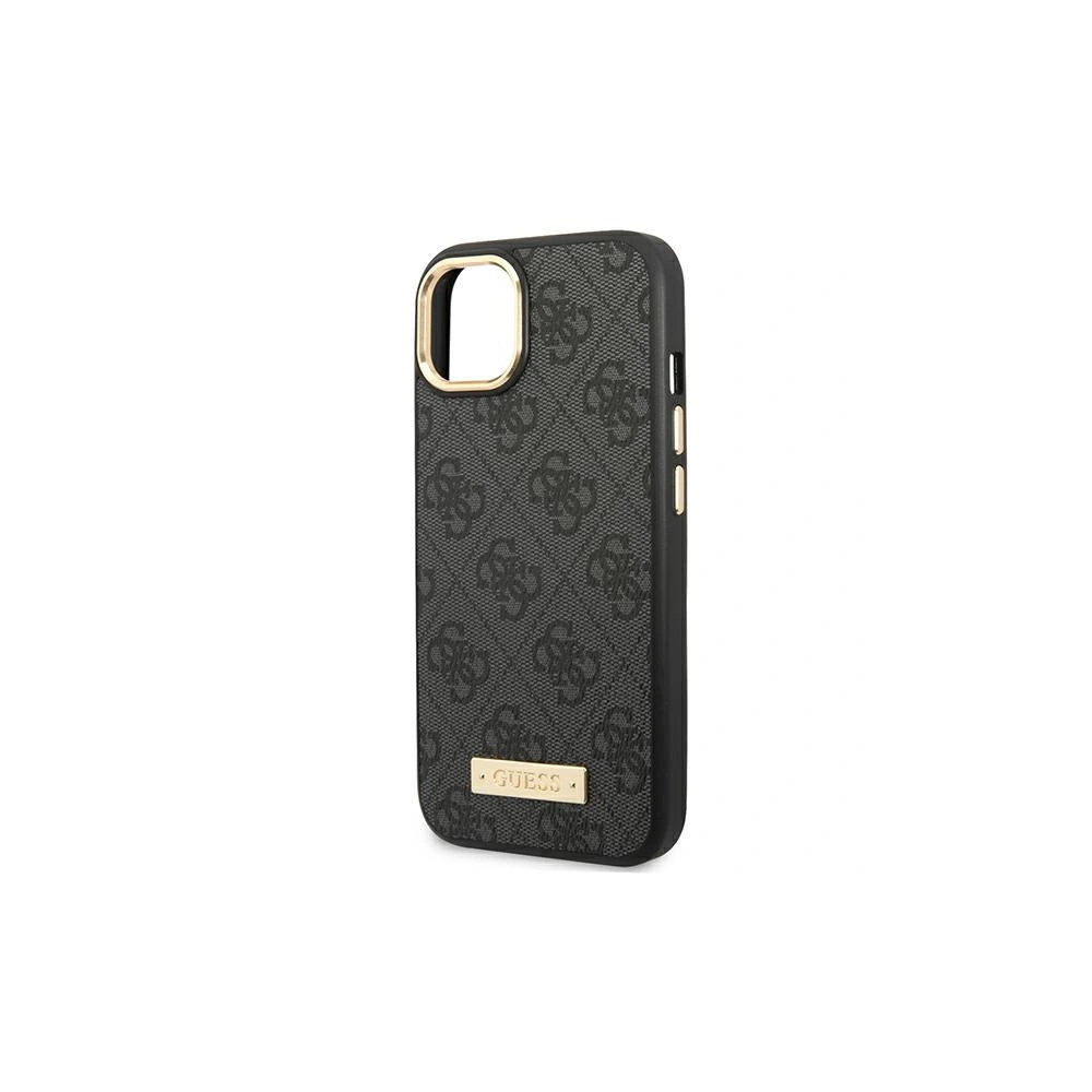 Hurtownia GSM - Case Guess GUHMP14SU4GPRK Apple iPhone 14 schwarz/black hard case 4G Logo Plate MagSafe - GUE2152 - {ean13} - Hurt