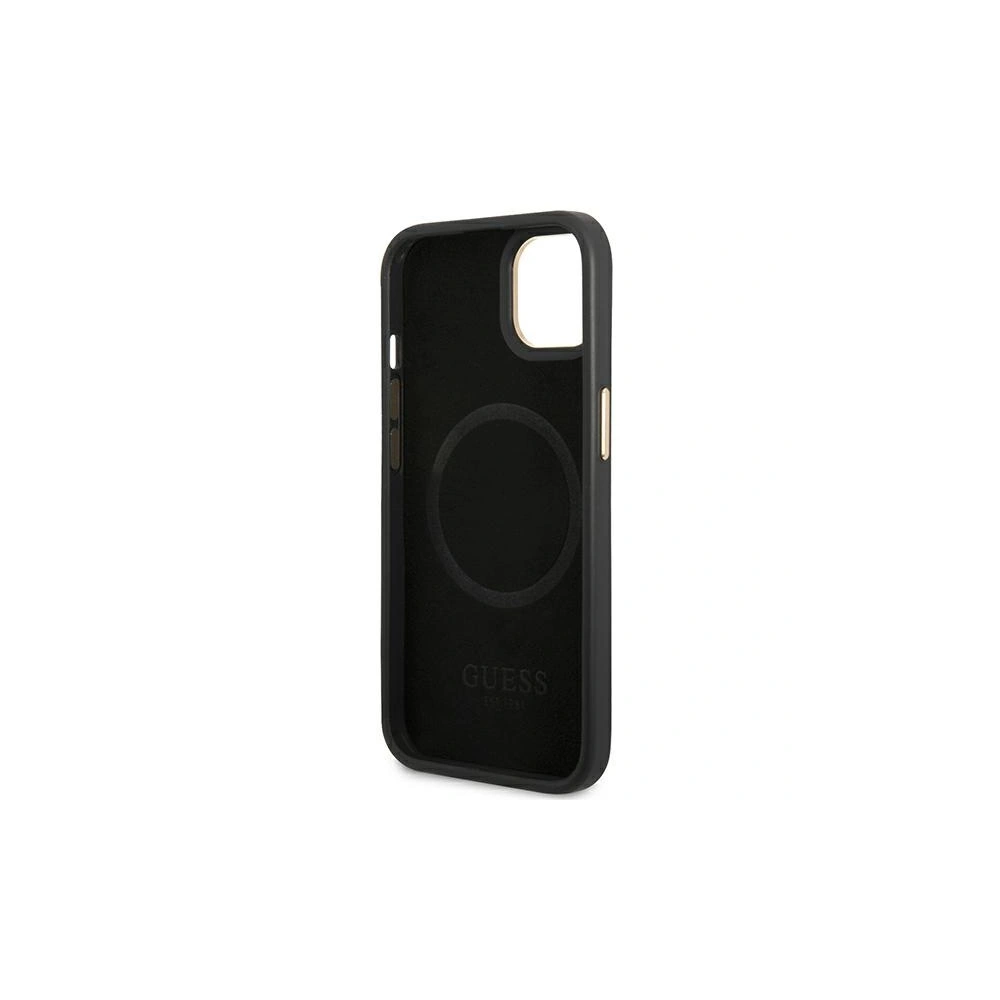 Hurtownia GSM - Case Guess GUHMP14SU4GPRK Apple iPhone 14 schwarz/black hard case 4G Logo Plate MagSafe - GUE2152 - {ean13} - Hurt