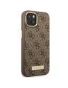 Wholesale Guess GUHMP14SU4GPRW Apple iPhone 14 brown hard case 4G Logo Plate MagSafe - GUE2153 - {ean13} - Hurt