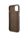 Wholesale Guess GUHMP14SU4GPRW Apple iPhone 14 brown hard case 4G Logo Plate MagSafe - GUE2153 - {ean13} - Hurt