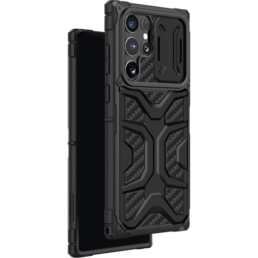 Hurtownia GSM - Etui Nillkin Adventruer Samsung Galaxy S22 Ultra černý - NLK601 - {ean13} - Hurt
