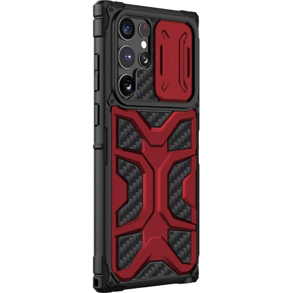 Hurtownia GSM - Etui Nillkin Adventruer Samsung Galaxy S22 Ultra červený - NLK602 - {ean13} - Hurt