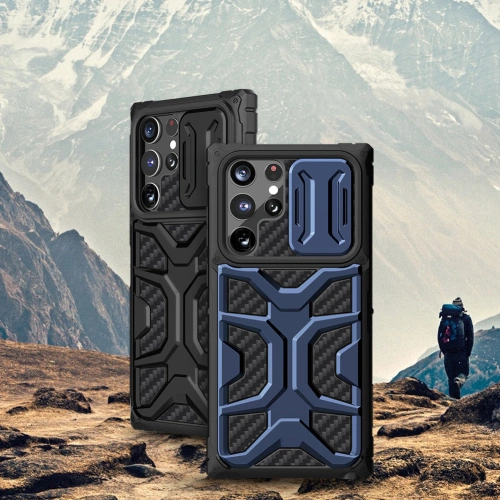 Etui Nillkin Adventruer Samsung Galaxy S22 Ultra niebieski