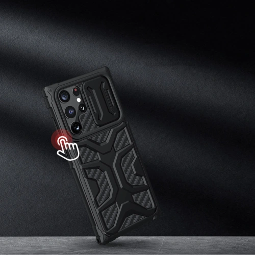 Etui Nillkin Adventruer Samsung Galaxy S22 Ultra niebieski