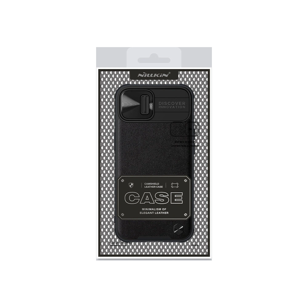 Hurtownia GSM - Etui Nillkin CamShield Leather Apple iPhone 13 fialový - NLK605 - {ean13} - Hurt