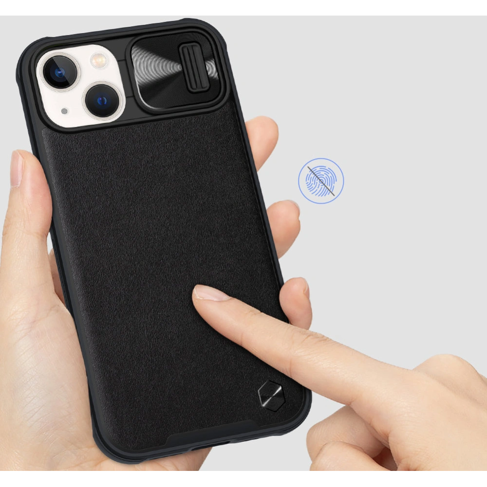 Hurtownia GSM - Etui Nillkin CamShield Leather Apple iPhone 13 fialový - NLK605 - {ean13} - Hurt