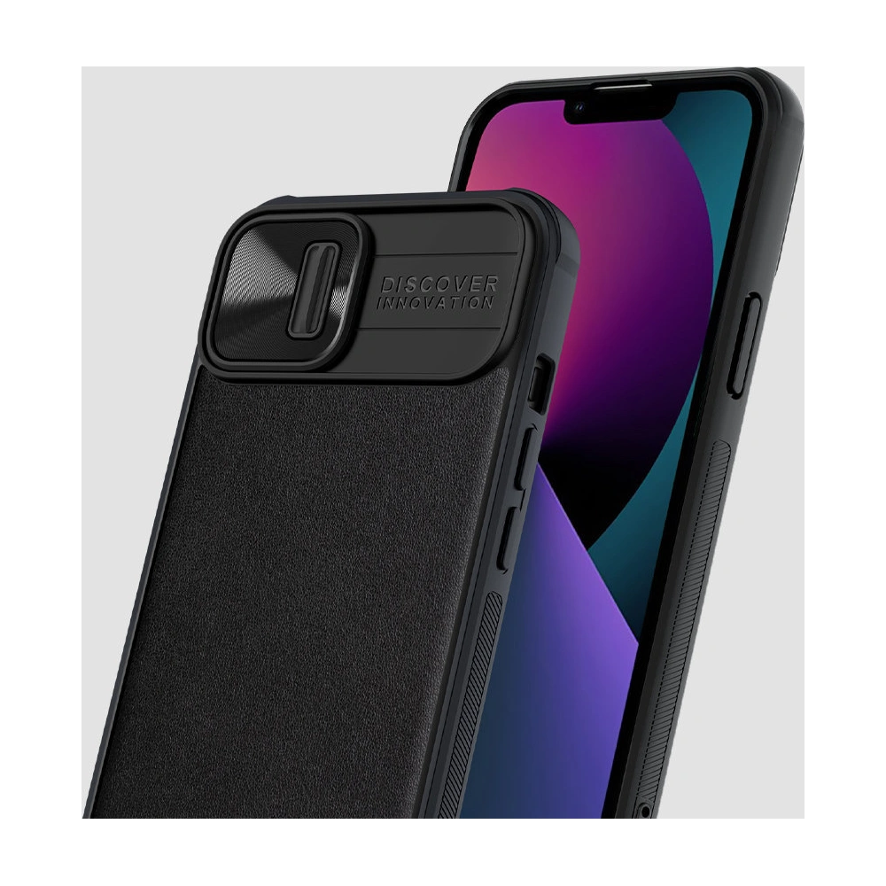Hurtownia GSM - Etui Nillkin CamShield Leather Apple iPhone 13 fialový - NLK605 - {ean13} - Hurt