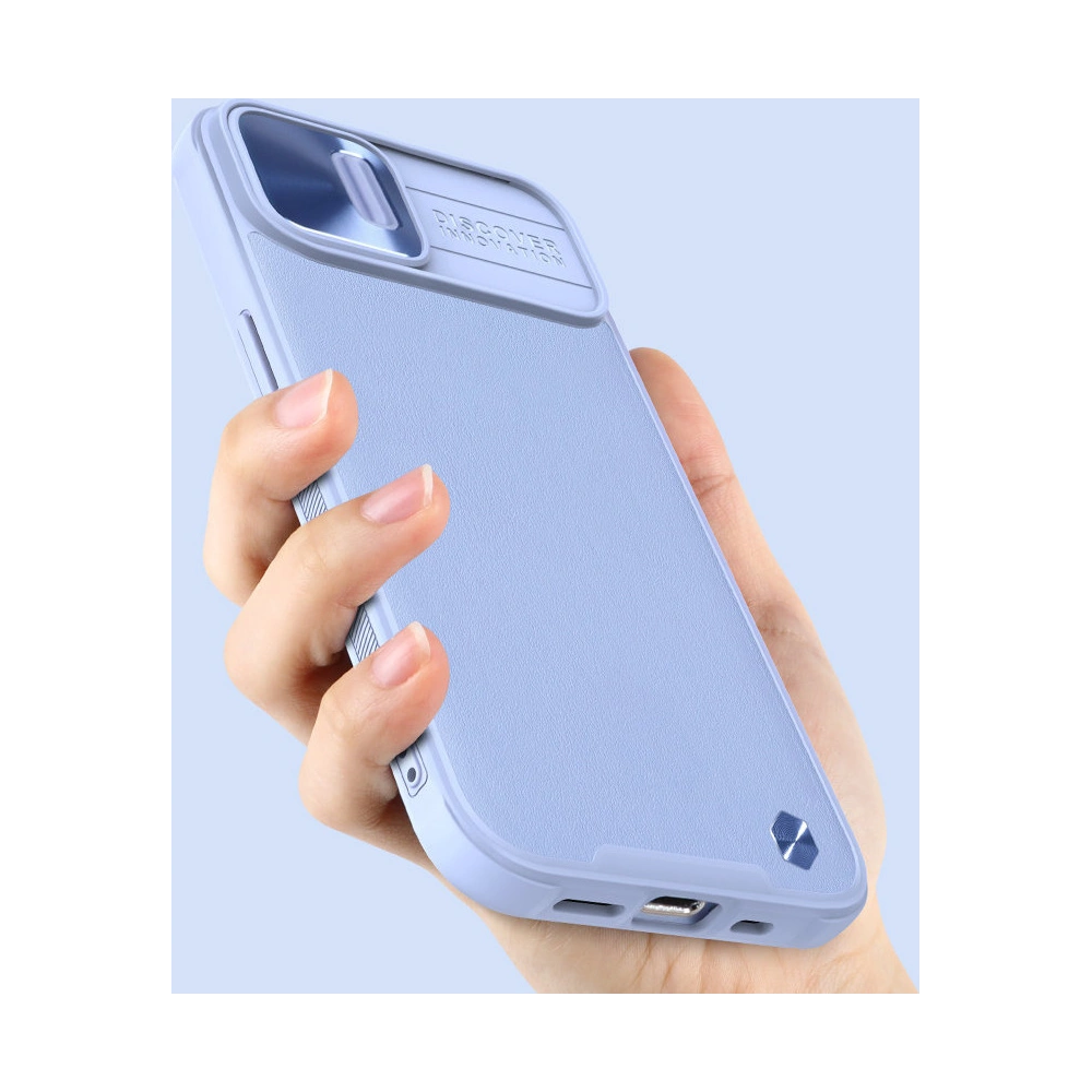 Hurtownia GSM - Etui Nillkin CamShield Leather Apple iPhone 13 fialový - NLK605 - {ean13} - Hurt