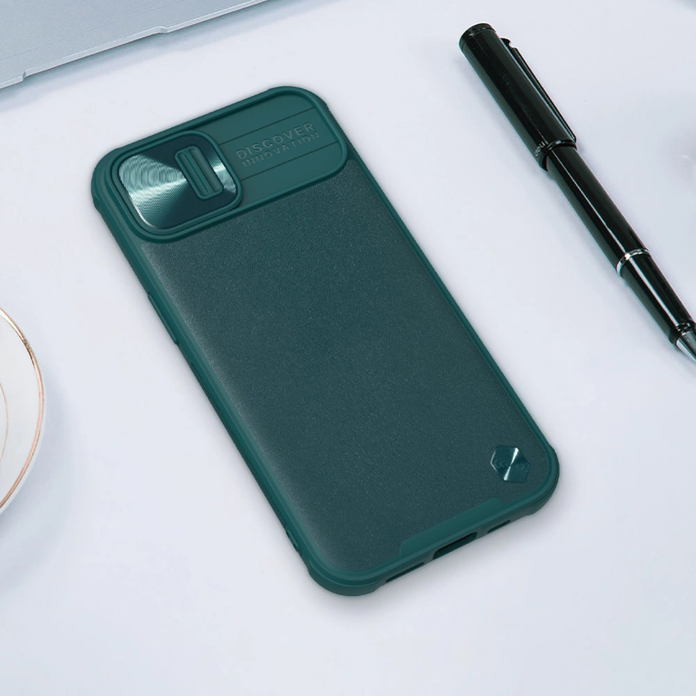 Hurtownia GSM - Etui Nillkin CamShield Leather Apple iPhone 13 fialový - NLK605 - {ean13} - Hurt