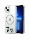 Etui Karl Lagerfeld KLHMP14SHKCT Apple iPhone 14 hardcase transparent/transparent Karl & Choupette Aluminium Magsafe