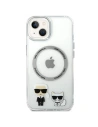Wholesale Karl Lagerfeld KLHMP14SHKCT Apple iPhone 14 hardcase transparent Karl & Choupette Aluminium Magsafe - KLD1163 - {ean13} - Hurt