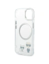 Hurtownia GSM - Etui Karl Lagerfeld KLHMP14SHKCT Apple iPhone 14 hardcase transparent/transparent Karl & Choupette Aluminium Magsafe - KLD1163 - {ean13} - Hurt