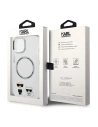 Wholesale Karl Lagerfeld KLHMP14SHKCT Apple iPhone 14 hardcase transparent Karl & Choupette Aluminium Magsafe - KLD1163 - {ean13} - Hurt