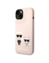Wholesale Karl Lagerfeld KLHMP14SSSKCI Apple iPhone 14 hardcase light pink Silicone Karl & Choupette Magsafe - KLD1164 - {ean13} - Hurt