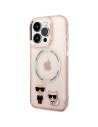 Wholesale Karl Lagerfeld KLHMP14XHKCP Apple iPhone 14 Pro Max hardcase pink Karl & Choupette Aluminium Magsafe - KLD1165 - {ean13} - Hurt
