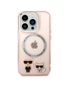 Wholesale Karl Lagerfeld KLHMP14XHKCP Apple iPhone 14 Pro Max hardcase pink Karl & Choupette Aluminium Magsafe - KLD1165 - {ean13} - Hurt