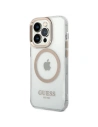 Hurtownia GSM - Case Guess GUHMP14XHTRMD Apple iPhone 14 Pro Max gold/hartes Gehäuse Metallrand Magsafe - GUE2155 - {ean13} - Hurt