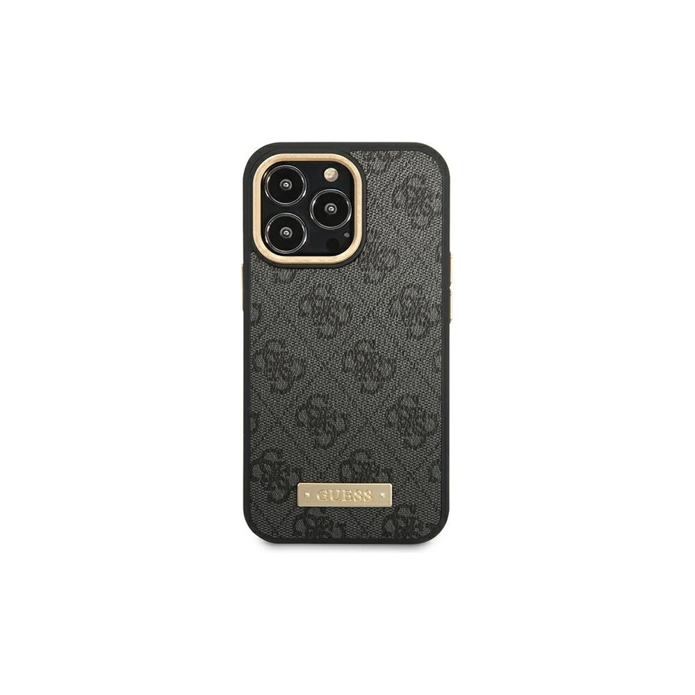 Hurtownia GSM - Case Guess GUHMP14XU4GPRK Apple iPhone 14 Pro Max schwarz/black Hardcase 4G Logo Plate MagSafe - GUE2157 - {ean13} - Hurt