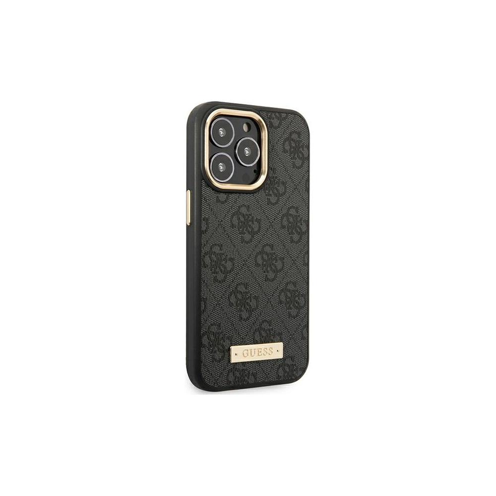 Hurtownia GSM - Etui Guess GUHMP14XU4GPRK Apple iPhone 14 Pro Max černý/black hard case 4G Logo Plate MagSafe - GUE2157 - {ean13} - Hurt