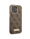 Hurtownia GSM - Etui Guess GUHMP14XU4GPRW Apple iPhone 14 Pro Max brązowy/brown hard case 4G Logo Plate MagSafe - GUE2158 - {ean13} - Hurt