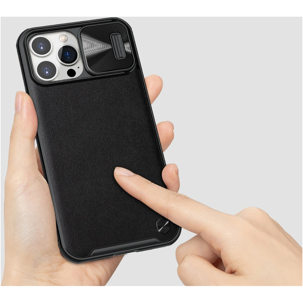 Wholesale Nillkin CamShield Leather Apple iPhone 13 Pro Max purple - NLK608 - {ean13} - Hurt