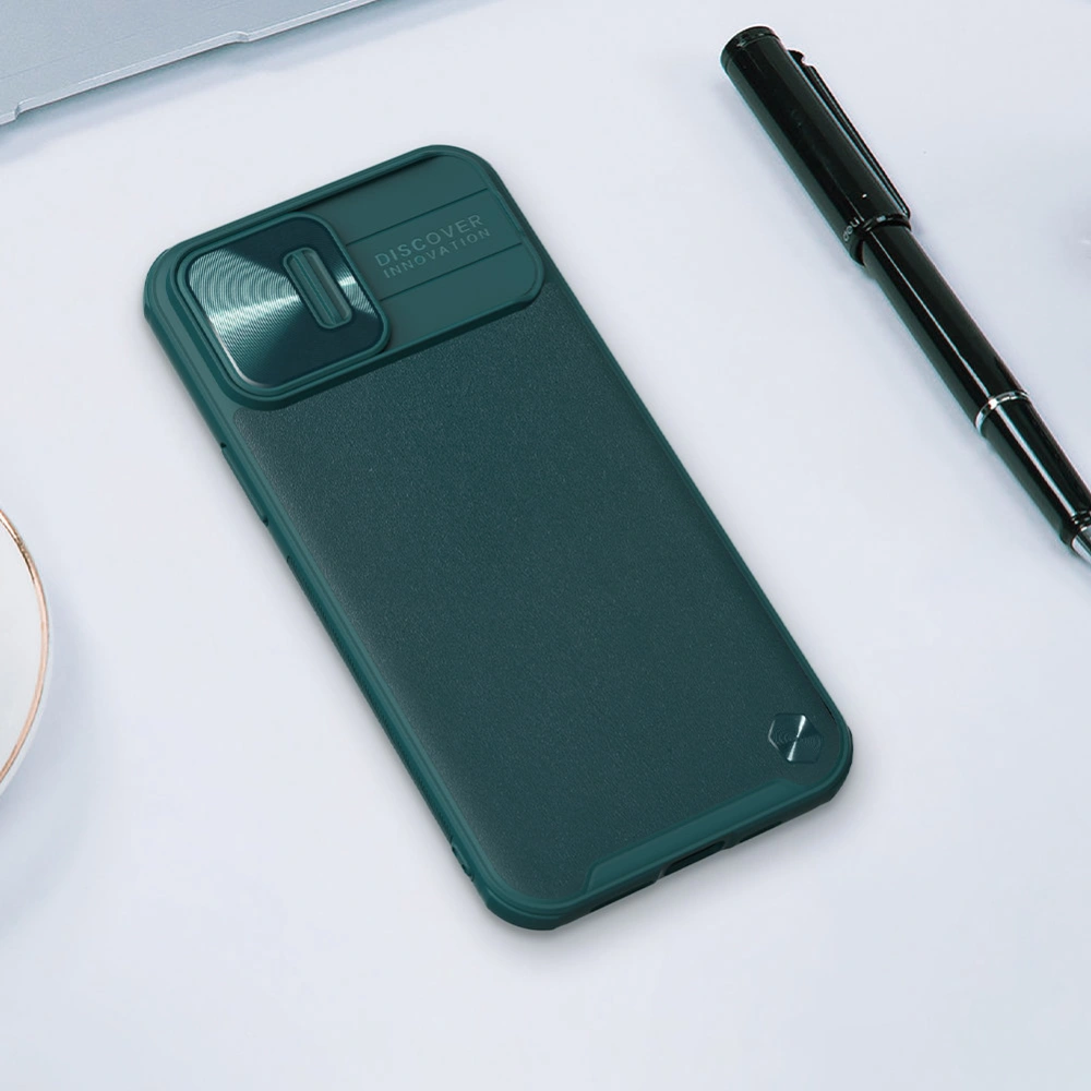 Hurtownia GSM - Etui Nillkin CamShield Leather Apple iPhone 13 Pro Max fialová - NLK608 - {ean13} - Hurt