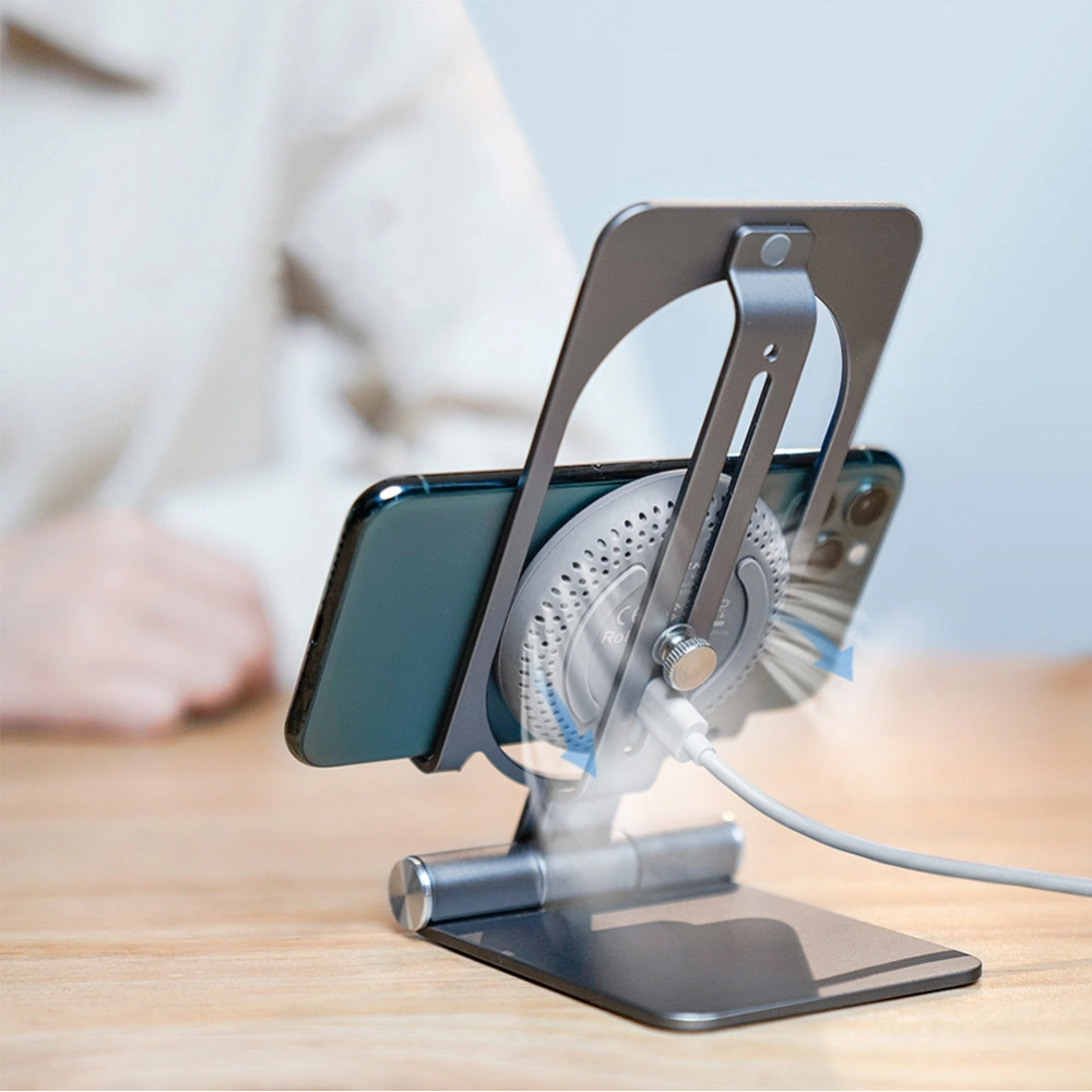 Hurtownia GSM - Vezeték nélküli töltő Nillkin PowerHold Mini Wireless Charging Stand 15W szürke - NLK609 - {ean13} - Hurt