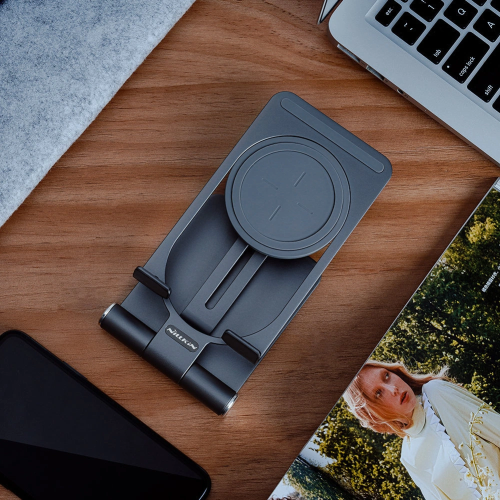 Hurtownia GSM - Vezeték nélküli töltő Nillkin PowerHold Mini Wireless Charging Stand 15W szürke - NLK609 - {ean13} - Hurt