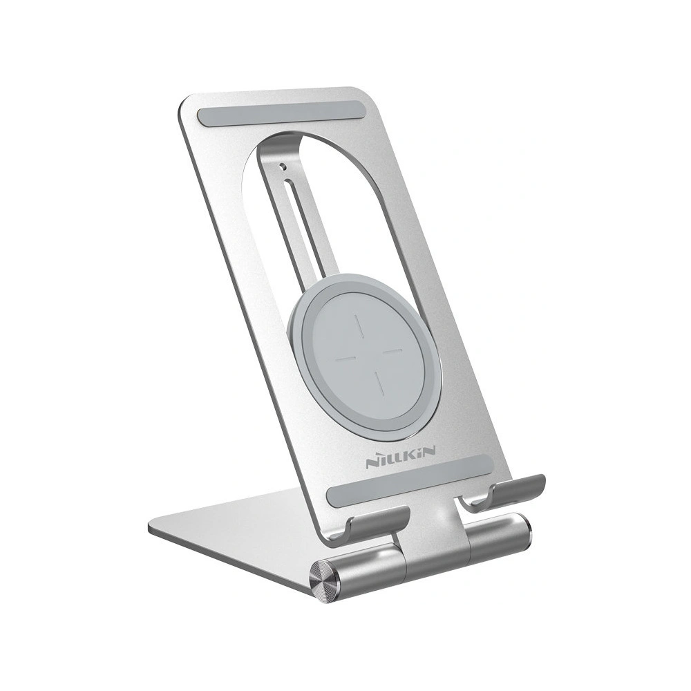 Hurtownia GSM - Kabelloses Ladegerät Nillkin PowerHold Mini Wireless Charging Stand 15W silber - NLK610 - {ean13} - Hurt