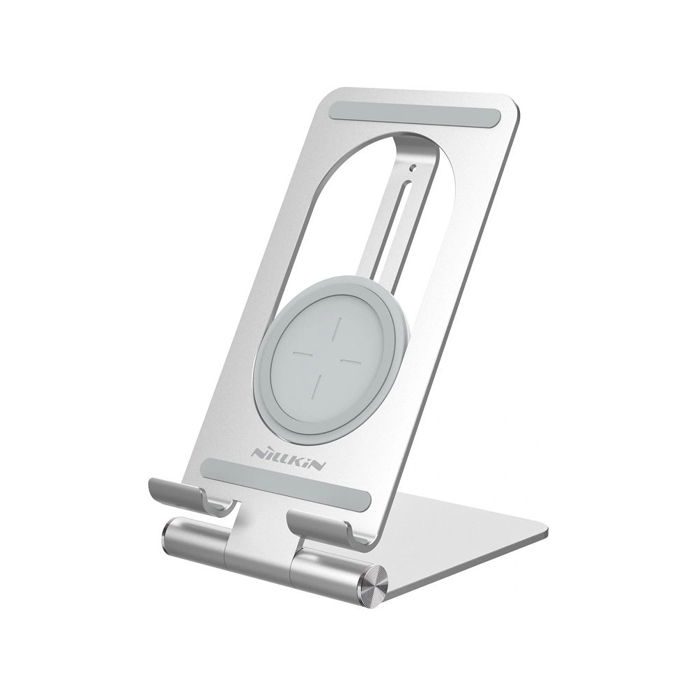 Hurtownia GSM - Kabelloses Ladegerät Nillkin PowerHold Mini Wireless Charging Stand 15W silber - NLK610 - {ean13} - Hurt