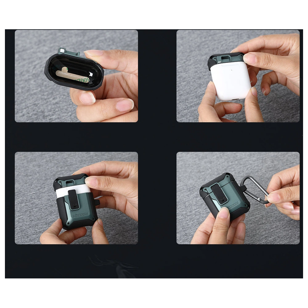 Hurtownia GSM - Etui Nillkin Bounce Apple AirPods 2/1 černé - NLK612 - {ean13} - Hurt