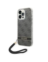 Etui Guess GUOHCP14LH4STK Apple iPhone 14 Pro černý/black hardcase 4G Print Strap
