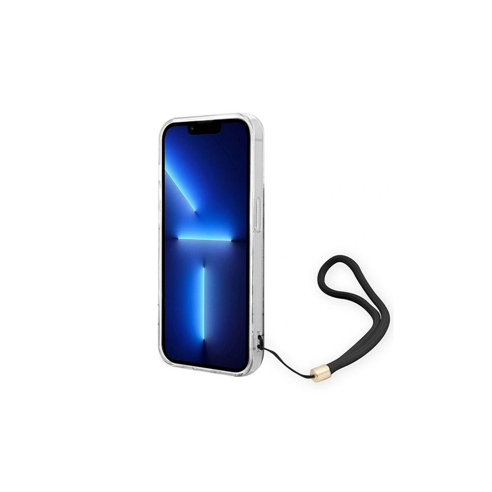 Hurtownia GSM - Etui Guess GUOHCP14LH4STK Apple iPhone 14 Pro černý/black hardcase 4G Print Strap - GUE2160 - {ean13} - Hurt