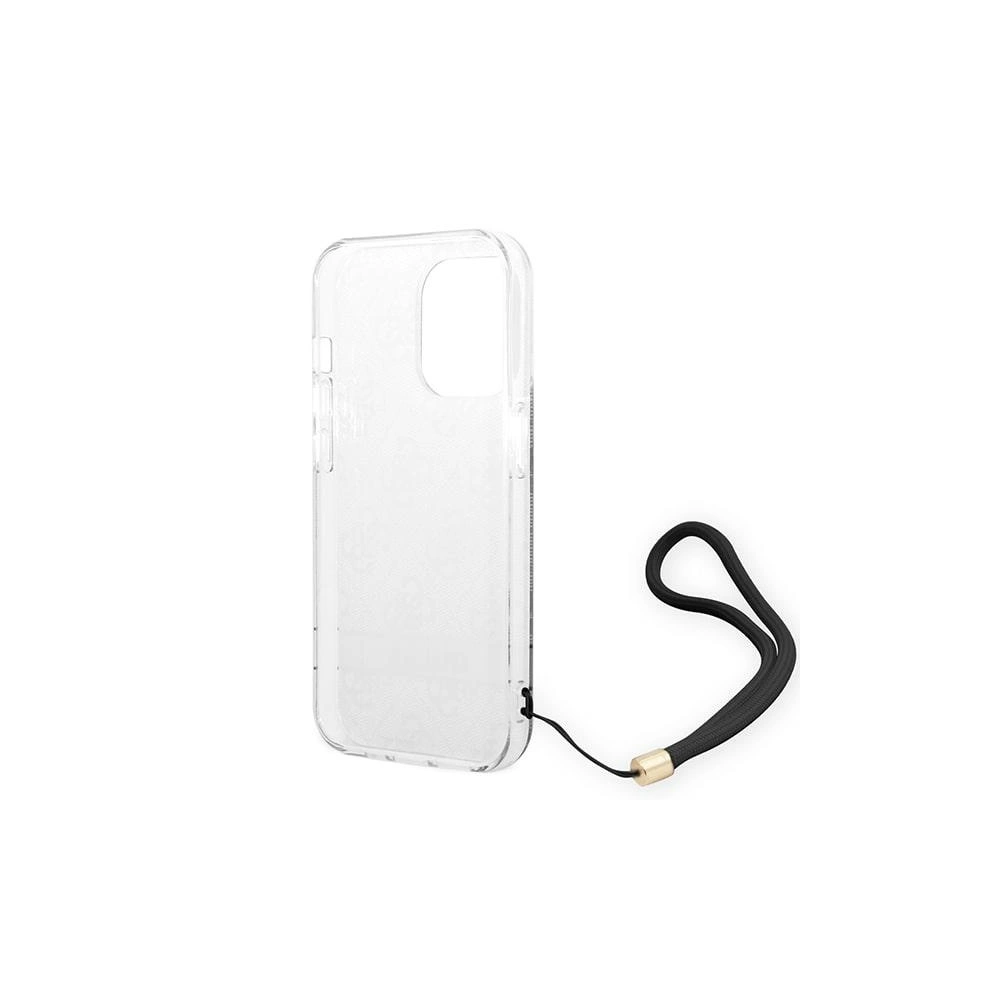 Hurtownia GSM - Etui Guess GUOHCP14LH4STK Apple iPhone 14 Pro černý/black hardcase 4G Print Strap - GUE2160 - {ean13} - Hurt