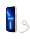 Wholesale Guess GUOHCP14LH4STP Apple iPhone 14 Pro pink hardcase 4G Print Strap - GUE2161 - {ean13} - Hurt