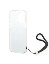 Case Guess GUOHCP14LH4STW Apple iPhone 14 Pro braun/brown hardcase 4G Print Strap