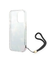 Etui Guess GUOHCP14LHFLSB Apple iPhone 14 Pro kék/hardcase Flower Strap