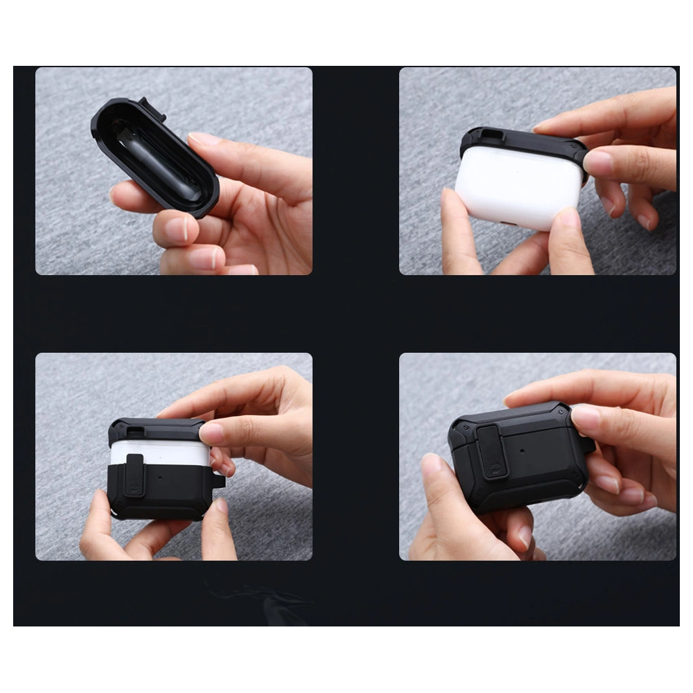 Hurtownia GSM - Etui Nillkin Bounce Apple AirPods Pro červené - NLK617 - {ean13} - Hurt