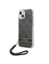 Etui Guess GUOHCP14MH4STK Apple iPhone 14 Plus / 15 Plus negru/black hardcase 4G Print Strap
