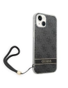 Hurtownia GSM - Etui Guess GUOHCP14MH4STK Apple iPhone 14 Plus / 15 Plus negru/black hardcase 4G Print Strap - GUE2166 - {ean13} - Hurt