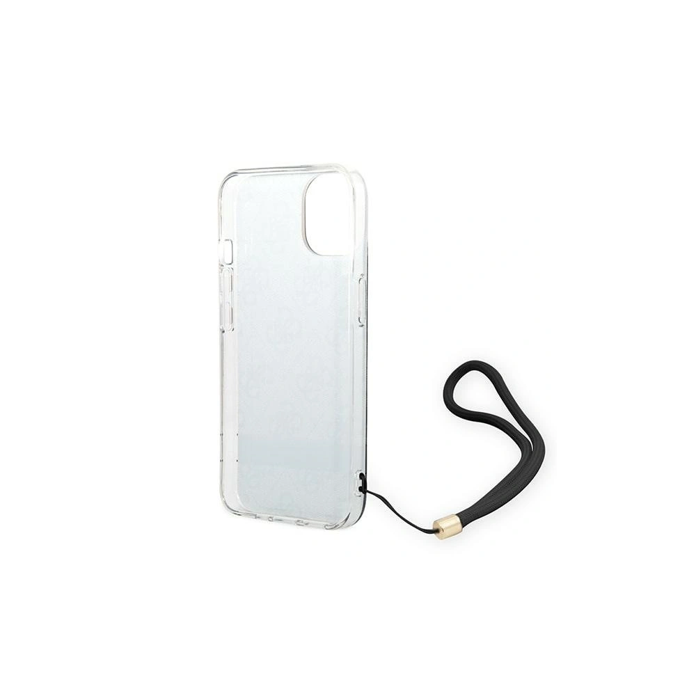 Hurtownia GSM - Etui Guess GUOHCP14MH4STK Apple iPhone 14 Plus / 15 Plus negru/black hardcase 4G Print Strap - GUE2166 - {ean13} - Hurt