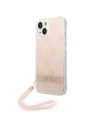 Etui Guess GUOHCP14MH4STP Apple iPhone 14 Plus / 15 Plus roz/roz hardcase 4G Print Strap
