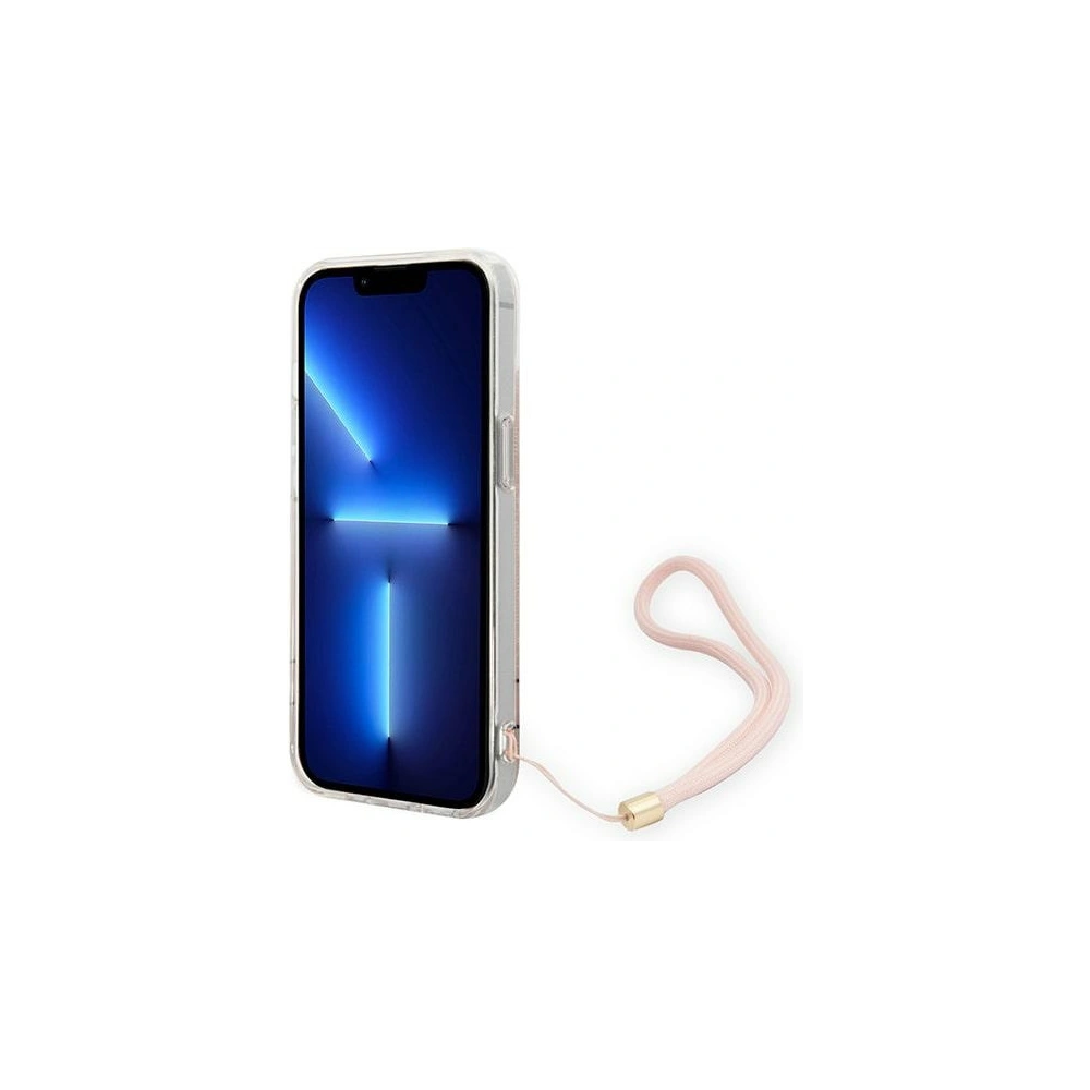 Hurtownia GSM - Etui Guess GUOHCP14MH4STP Apple iPhone 14 Plus / 15 Plus roz/roz hardcase 4G Print Strap - GUE2167 - {ean13} - Hurt