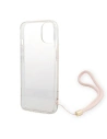 Wholesale Guess GUOHCP14MH4STP Apple iPhone 14 Plus / 15 Plus pink hardcase 4G Print Strap - GUE2167 - {ean13} - Hurt