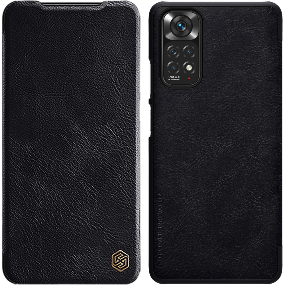 Wholesale Nillkin Qin Xiaomi Redmi Note 11/11S black - NLK628 - {ean13} - Hurt