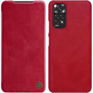 Hurtownia GSM - Etui Nillkin Qin Xiaomi Redmi Note 11/11S červené - NLK629 - {ean13} - Hurt