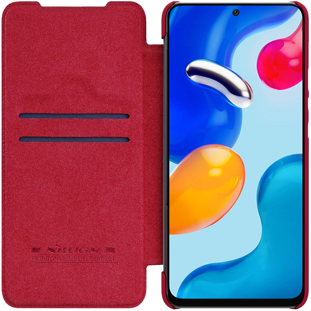 Wholesale Nillkin Qin Xiaomi Redmi Note 11/11S red - NLK629 - {ean13} - Hurt