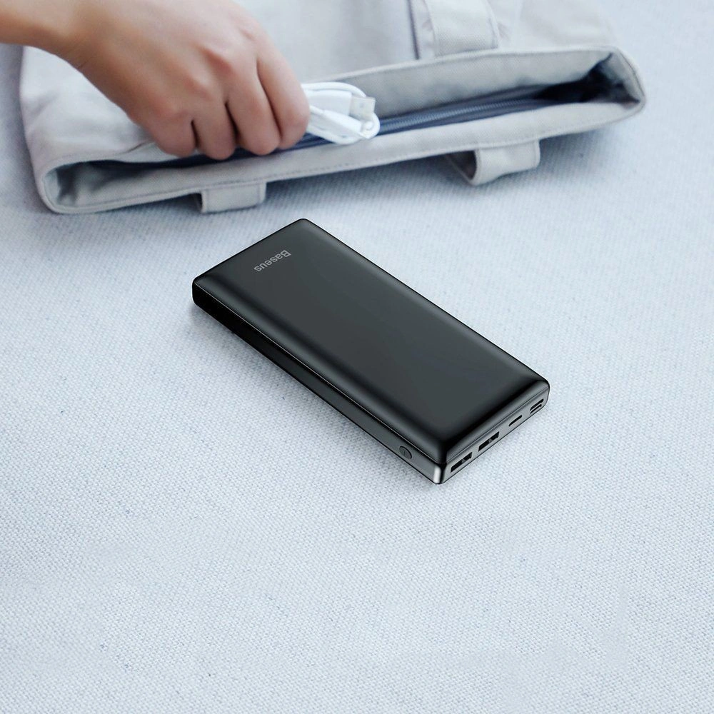Hurtownia GSM - Powerbank Baseus Mini JA 30000mAh 2x USB 3A (černý) - BSU073BLK - {ean13} - Hurt
